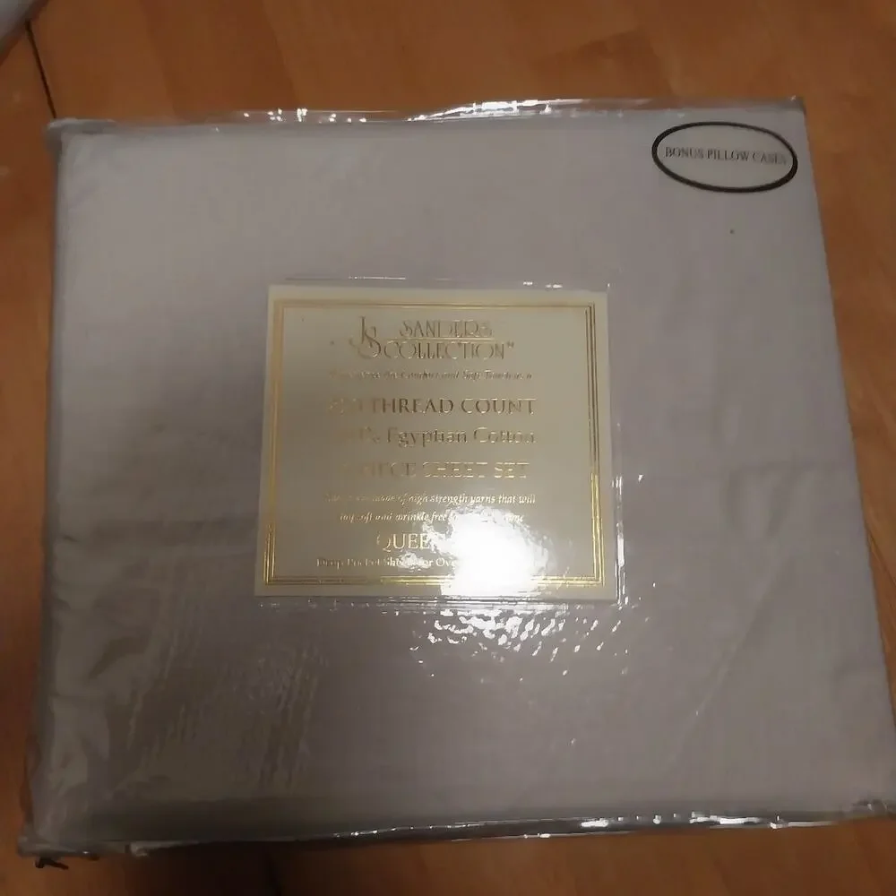 JS Sanders Collection Queen Sheets Set - Picture 1 of 3